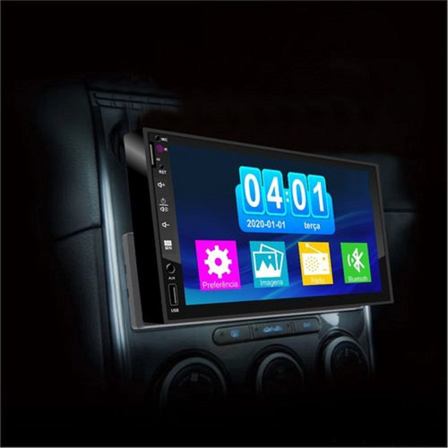 Imagem 7 de 8 de Mp5 Central Multimidia 1/ 2 Din Celta Ls Lt Advantage Camera