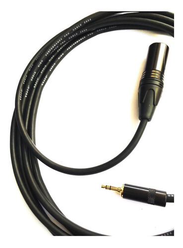 Imagen 3 de 3 de Cable Auxiliar Plug Trs 3.5 A Xlr Macho 15 Metros