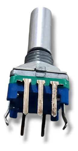 (3 Pz) Potenciometro Sin Fin Encoder 5 Pines Con Switch 20mm
