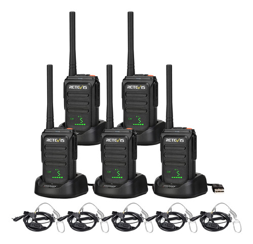 Retevis Walkie Talkie Rb38v Auricular Microfono Radio Murs 2