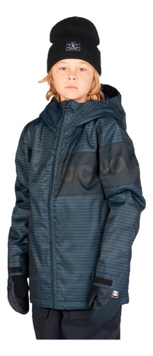 Campera Dc Lifestyle Niño Snow Propaganda Negro Cli