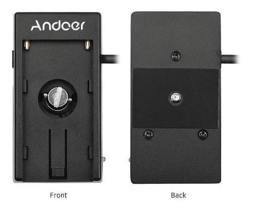 Imagem 2 de 3 de Adaptador Bateria Npf P/ Camera Blackmagic Pocket 4k 6k Full