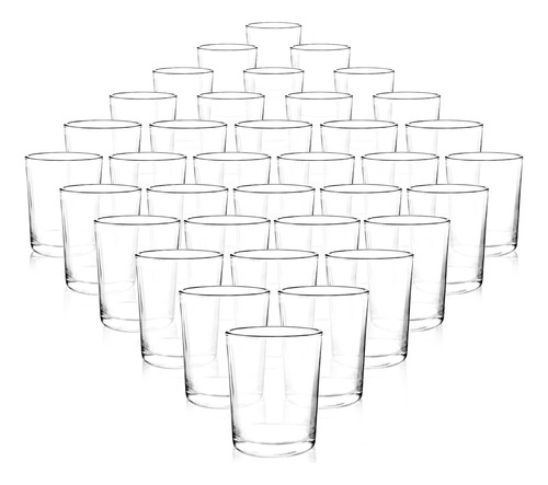 Conjunto De 36 Porta Velas De Té Transparentes, Porta Velas