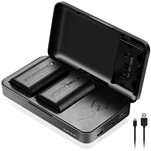 Baterías Lp-e6 2300mah Cargador Dual Con Estuche