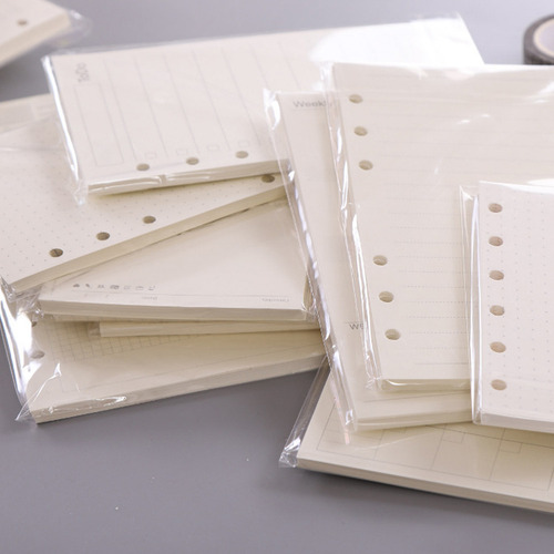 Papel De Repuesto A7 Con Núcleo En Blanco, 45 Hojas, Recarga