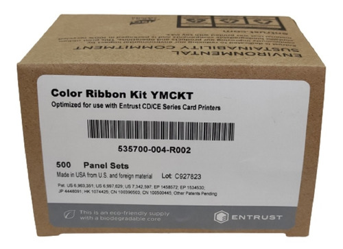 Ribbon Datacard Color Ymckt Cd800 * 535700-004-r002 500imp