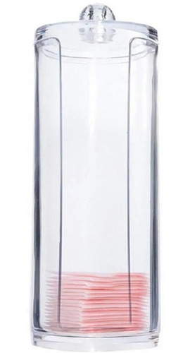 Imagem 2 de 7 de Porta Algodão Discos Organizador Acrílico Transparente Tampa