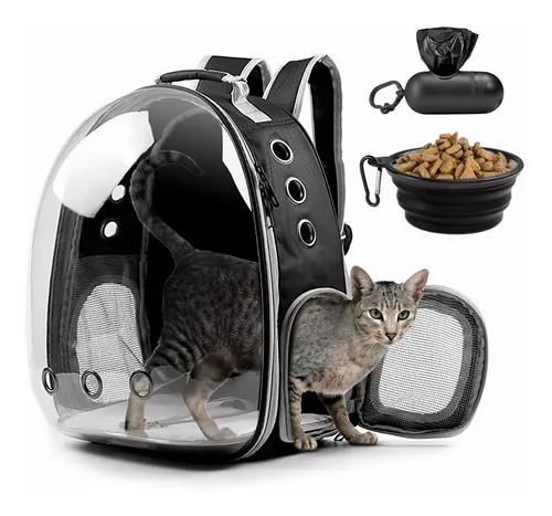 Mochila Transportadora Mascota Para Gatos Y Perros Peque os