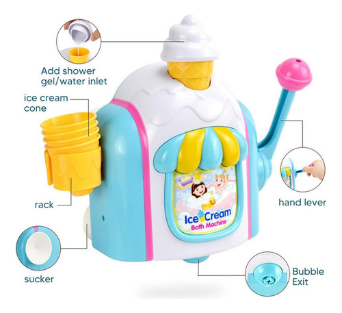 Yy Máquina Para Hacer Espuma De Helado Para El Baño