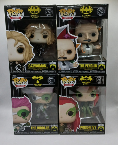 Funko Pop Dc Catwoman Penguin Riddler Poison Ivy (batman) (Usado)