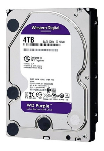 Disco Duro Western Digital Purple 4tb 3.5 Sata 6gb/s Scha50