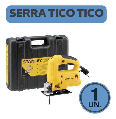 Serra Tico-tico Stanley C/maleta 600w Madeira Mdf Ferro