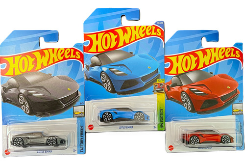 Hot Wheels Lotus Emira (2022-2023) X3 Variantes