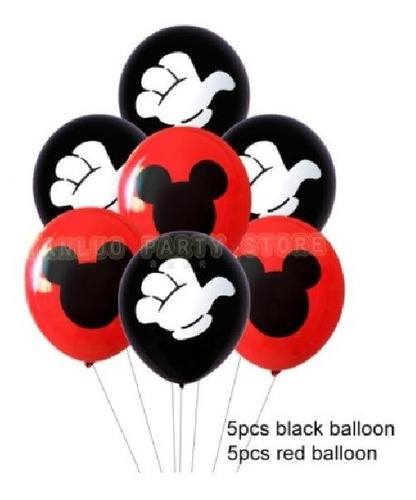 Pack 10 Globos Mickey Mouse