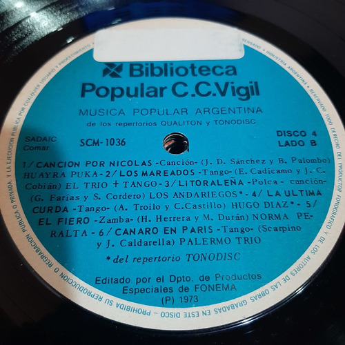 Sin Tapa Disco Musica Popular Bibl Vigil Disco 4 F0