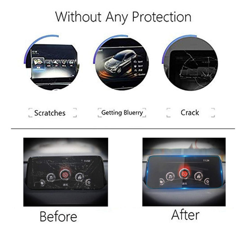 Protector De Pantalla Ttcr-ii, Para Mazda Cx-5 2017 - 2020