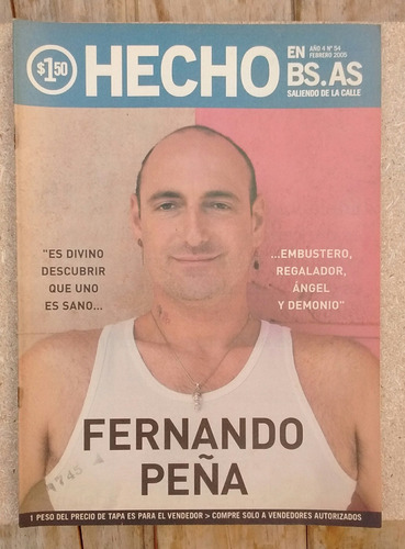 Revista Hecho En Bs As Año 4 N 54 Febrero 2005 Fernando Peña