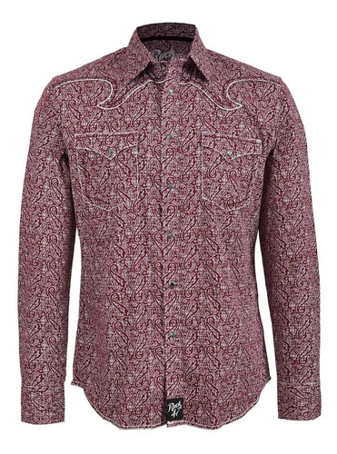 Camisa Vaquera Wrangler Hombre Manga Larga 379m