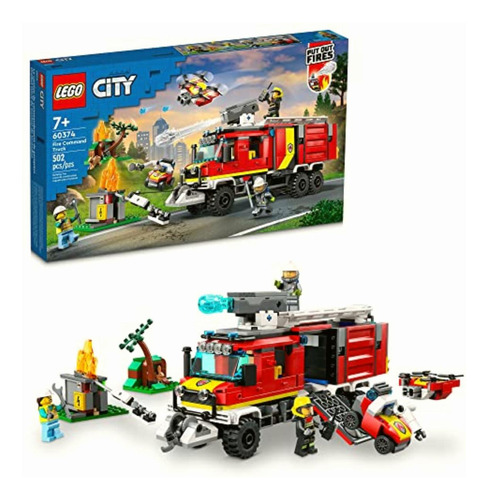 Lego Set De Juguetes De Construccion City 60374 Unidad Movil