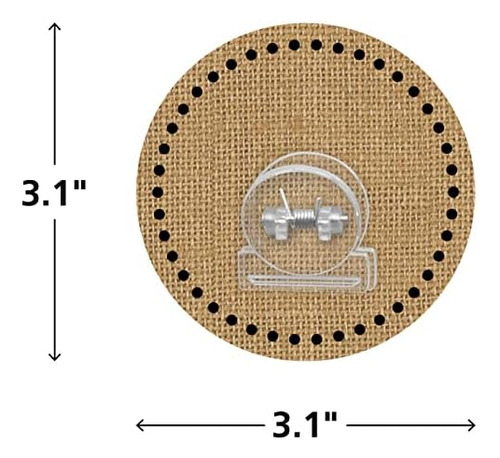 Burlap Clingy Thingies Clips