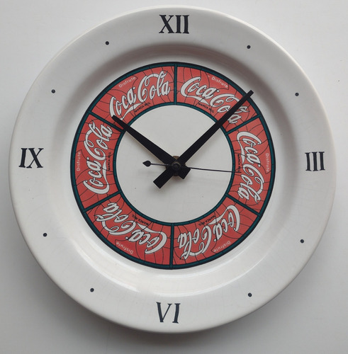 Coca Cola Antiguo Reloj Colección Único! Funciona Perfecto 