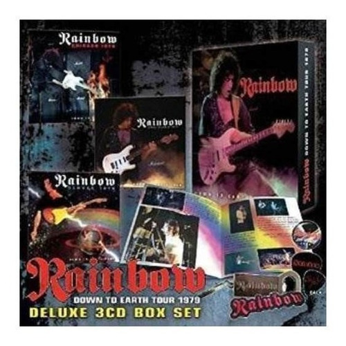 Rainbow Down To Earth Tour 1979 Usa Import Cd X 3 Nuevo