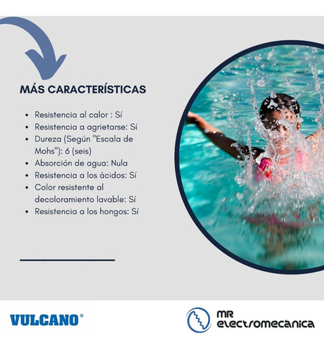 Imagen 4 de 10 de Venecita Pileta Vulcano Mix Azul - 2x2 Cm. - Precio Por Caja