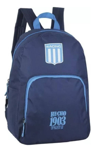 Mochila Racing Club Ra22 De 17  Lic. Oficial Rc Deportes