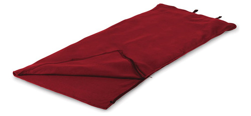 Stansport Saco De Dormir De Forro Polar, Color Rojo (510-60)