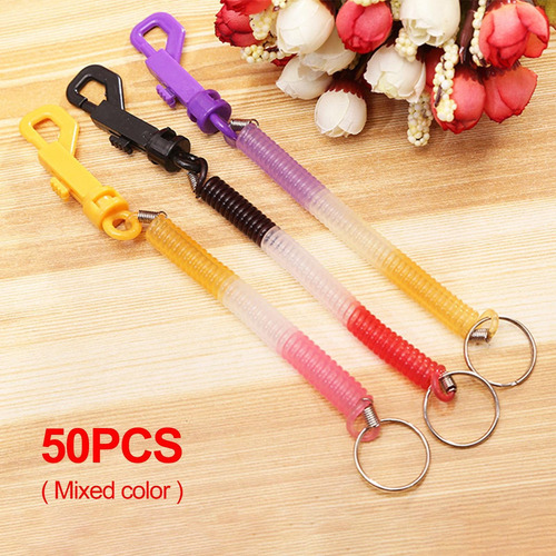 50 Piezas De Llavero For En , Anillos For Clip, Cuerdas