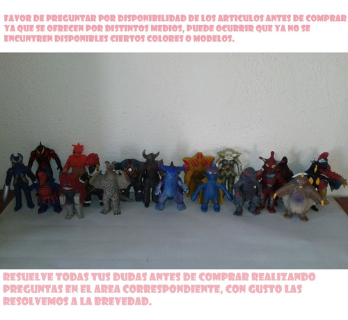 Vendo Paquete De Figuras Sofuvi Ultraman Y Kaijus Preg. Disp (Usado)