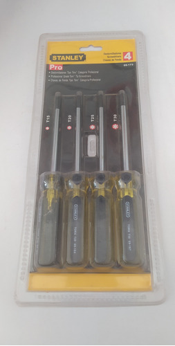 Destornillador Juego Stanley Torx 4 Piezas