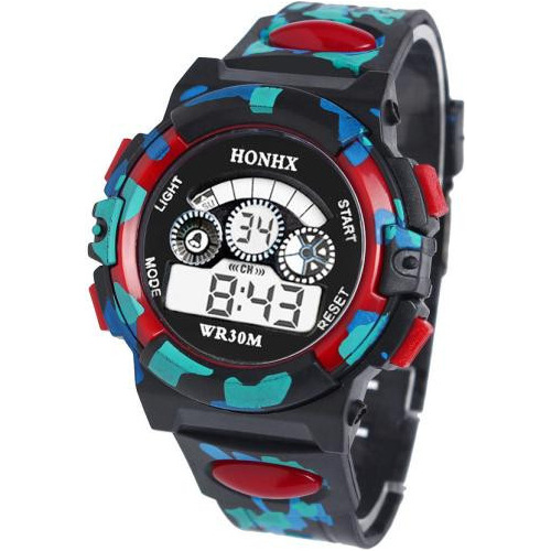 Reloj Electrónico Deportivo Multifunción Para Niños/niños Al