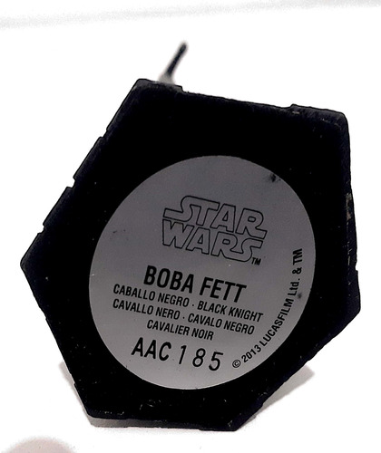 Miniatura Boba Fett Star Wars Xadrez Oficial De Metal.