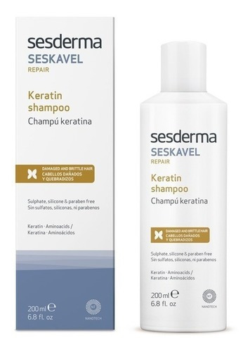  Seskavel Repair Champú Keratina Sesderma 200 Ml