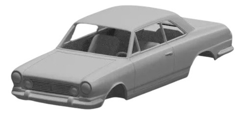 Maqueta Auto Torino Con Interior  Impresion 3d