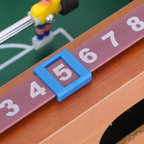 Juego De Mesa Futbolito Portátil Para Niños Y Adultos Mesa De Futbolito Caqui