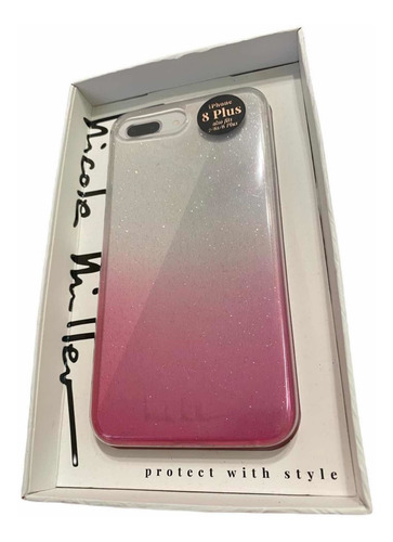 Carcasa Protección Celular Estilo Marca Nicole Miller 8 Plus