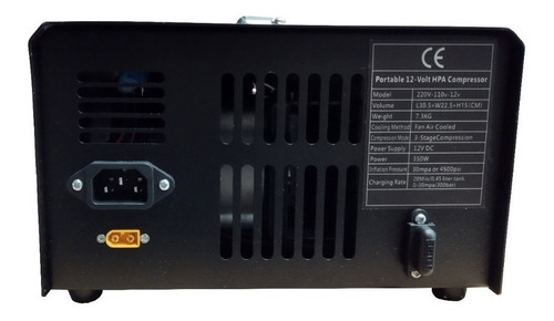 Compresor Electric Aztk Rifle Pcp 4500psi Refrigerado X Aire