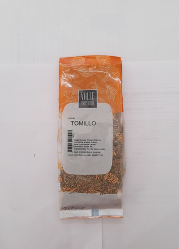Tomillo Valle Imperial 80g Argentina