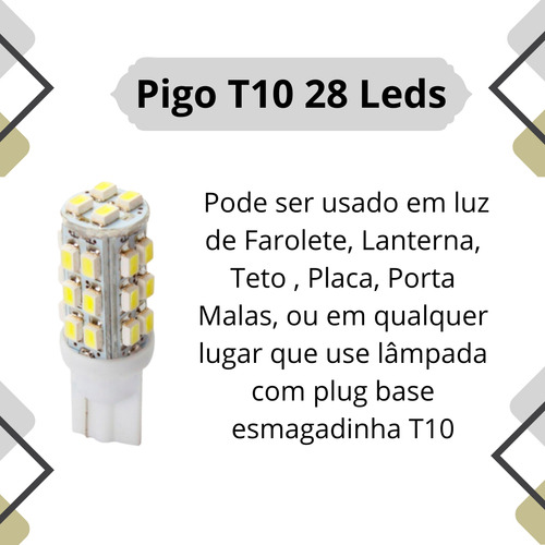 Kit Lâmpadas Interna Volkswagen Gol Saveiro Voyage G5 G6 G7