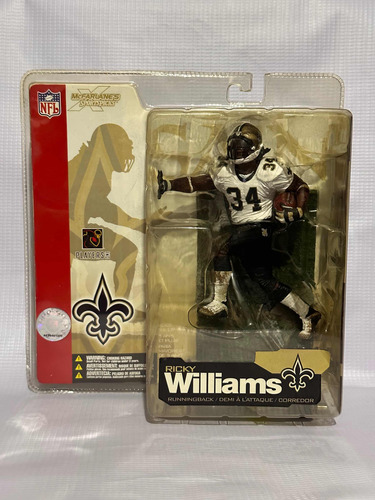 Ricky Williams Nfl Mcfarlane New Orleans Saints Serie 4 Var