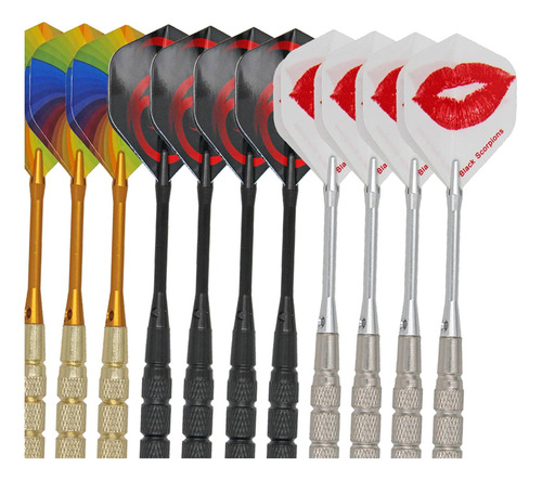 12pcs Conjunto De Dardos De Eje Con La Punta De Dardo Tipo 5