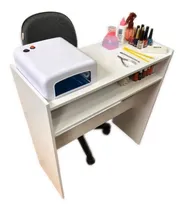 Comprar Mesa De Manicure Porta Esmaltes Carrinho Aparador Auxiliar