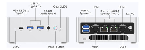 Mini Pc Minisforum Npb6 Core I7 13th Gen (no Ram No Ssd)