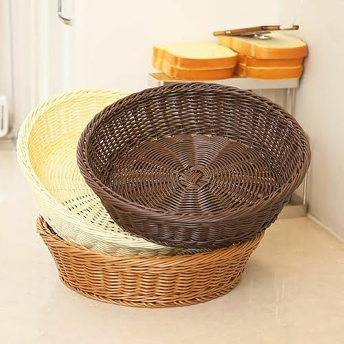 Cestas De Mimbre Para Servir Pan Y Verduras