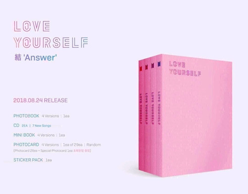 Album Bts Love Yourself Answer Kpop Coreano