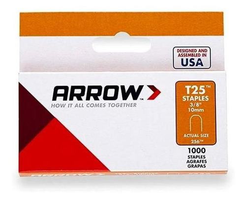 Grapas Concavas Arrow Fastener 256 3/8pLG