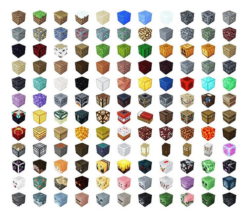 Conjunto De Blocos De Construção Magnéticos Para Minecraft D