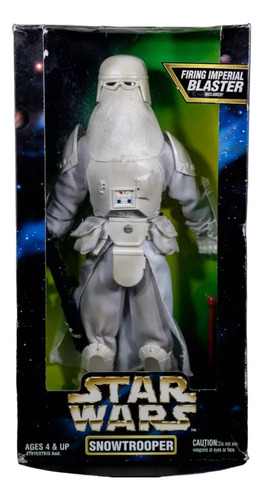 Star Wars: Snowtrooper Con Firing Imperial Blaster 1997 Daño